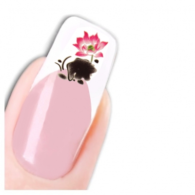 Nagel Sticker Nail Art Tattoo Blumengemälde Aufkleber Neu! - 1