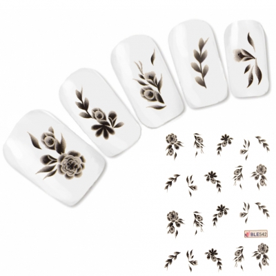 Tattoo Nail Art Flower Aufkleber Blume Nagel Sticker Neu!