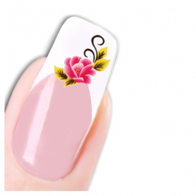 Tattoo Nail Art Blume Aufkleber Flower Nagel Sticker Neu! - 1
