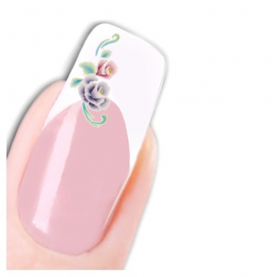 Tattoo Nail Art Blume Aufkleber Nagel Sticker Neu! - 1