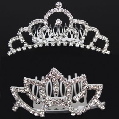 Luxus Mini Strass Diadem für die Hochzeit - 1