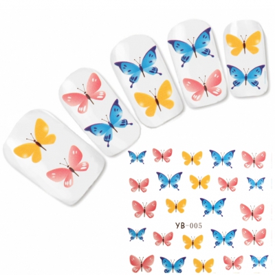 Tattoo Nail Art Schmetterling Aufkleber Nagel Sticker Neu!