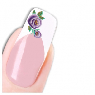 Tattoo Nail Art Orchidee Aufkleber Nagel Sticker Neu! - 1