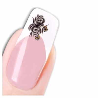 Tattoo Nail Art Blume Aufkleber Nagel Sticker Neu! - 1