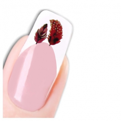 Tattoo Nail Art Feder Aufkleber Nagel Sticker Neu! - 1