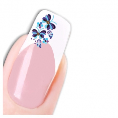 Tattoo Nail Art Blume Aufkleber Nagel Sticker Neu! - 1