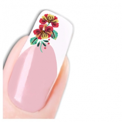 Tattoo Nail Art Blume Aufkleber Nagel Sticker Neu! - 1