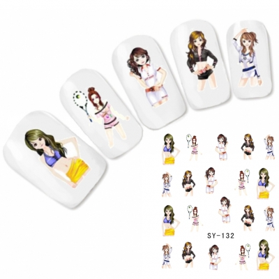 Tattoo Nail Art Manga Aufkleber Nagel Sticker Neu!