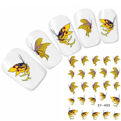 Tattoo Nail Art Schmetterling Aufkleber Nagel Sticker Neu!