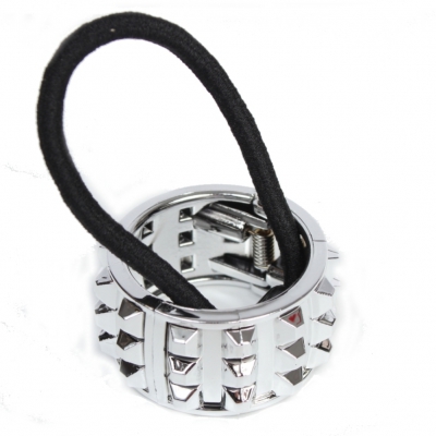 Haarring mit Stacheln / Spikes Silber - 1