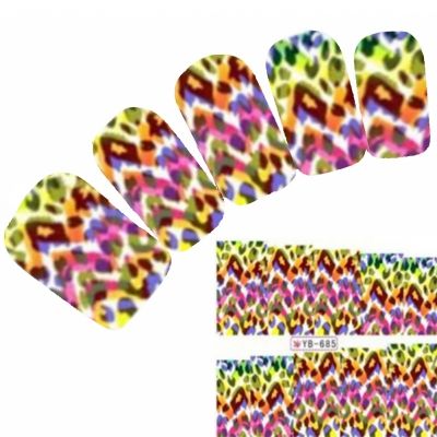 Tattoo Nail Art Aufkleber Mit Phantasie Muster Nagel Sticker Neu!