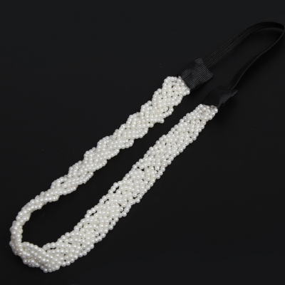 Haarband mit geflochtenen Perlen - 2