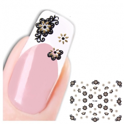 3D Nagel Sticker Nail Art Blümchen Aufkleber Neu
