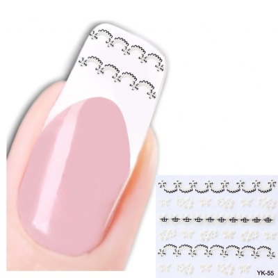 3D Nagel Sticker Nail Art Blume Aufkleber Neu