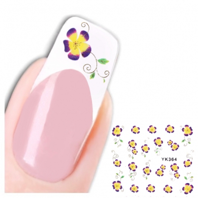 3D Nagel Sticker Nail Art Blume Aufkleber Neu