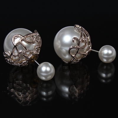 Schöne Doppelseitige Ohrringe Modell 6 - 1