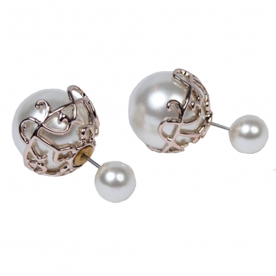 Schöne Doppelseitige Ohrringe Modell 6 - 2