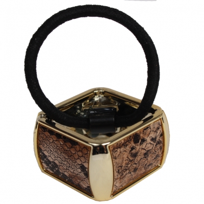 Haarring Quadratisch Leoparden Muster Modell 3 - 1