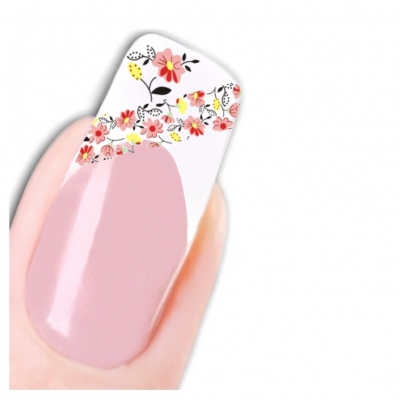 Tattoo Nail Art Blumen Aufkleber Nagel Sticker Neu! - 1