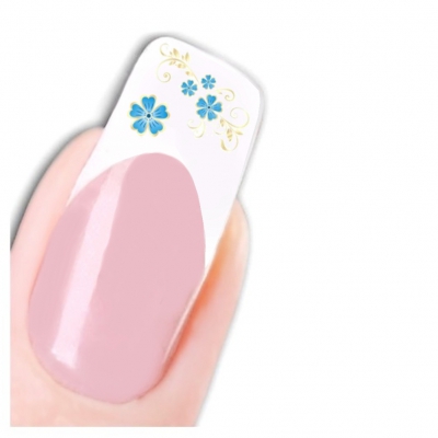 Tattoo Nail Art Blumen Aufkleber Nagel Sticker - 1