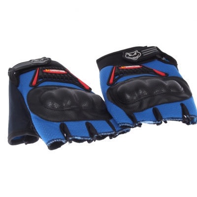 Motorradhandschuhe Fahrradhandschuhe Blau Gr. XL - Blau Gr. XL