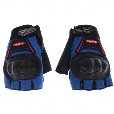 Motorradhandschuhe Fahrradhandschuhe Blau Gr. XL - 1