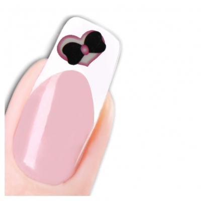 Tattoo Nail Art Herz Aufkleber Nagel Sticker - 1