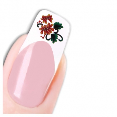 Tattoo Nail Art Blume Aufkleber Nagel Sticker - 1