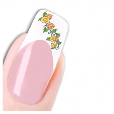 Tattoo Nail Art Blumen Aufkleber Nagel Sticker - 1