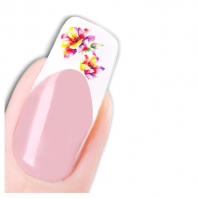 Tattoo Nail Art Blumen Schmetterling Aufkleber Nagel Sticker - 1