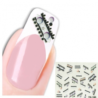 3D Nagel Sticker Nail Art Ornamente Aufkleber Neu