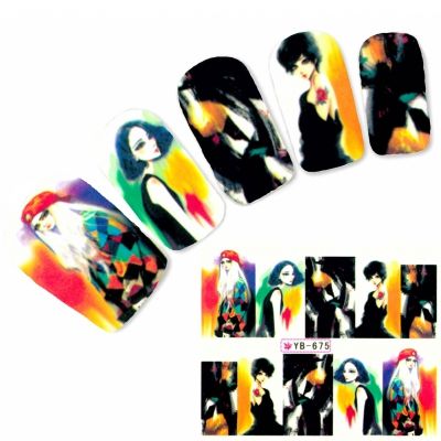 Tattoo Nail Art Aufkleber Japan Manga Nagel Sticker Neu!