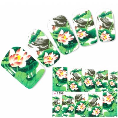 Tattoo Nail Art Blumen Aufkleber Nagel Sticker