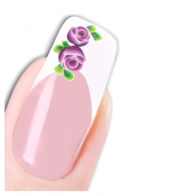 Tattoo Nail Art Aufkleber Blumen Nagel Sticker - 1