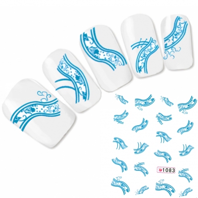 Tattoo Nail Art Ornamente Aufkleber Nagel Sticker