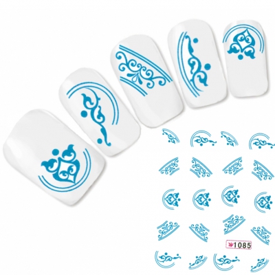 Tattoo Nail Art Ornamente Aufkleber Nagel Sticker