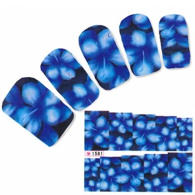 Tattoo Nail Art Blumen Aufkleber Nagel Sticker