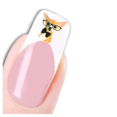 Tattoo Nail Art Hunde Aufkleber Nagel Sticker - 1