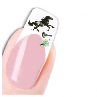 Tattoo Nail Art Japan Pferd Aufkleber Nagel Sticker - 1