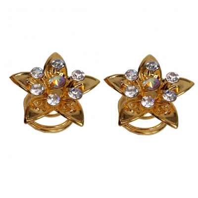 2 Strass Curlies Haarschmuck Modell 3 - 1