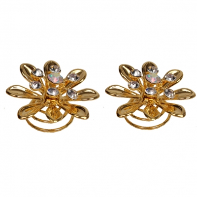 2 Strass Curlies Haarschmuck Modell 4 - 1