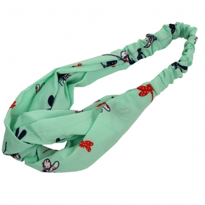 Haarband in der Farbe Grün - 1