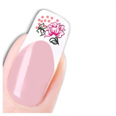 Tattoo Nail Art Blumen Aufkleber Nagel Sticker - 1