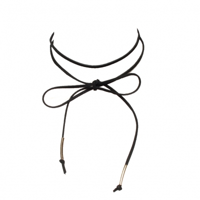 Gothic Halsband Choker Band Schwarz