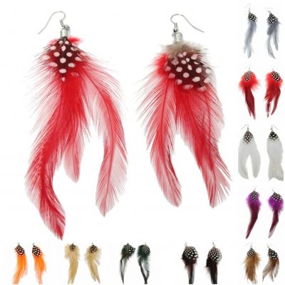 1 Paar Feder Ohrringe Boho