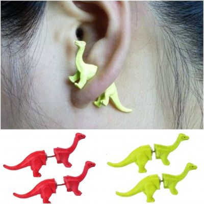 3D Dinosaurier Brachiosaurus Ohrstecker Ohrringe