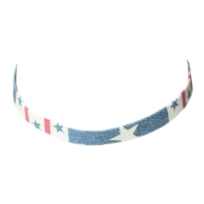 Jeanslook Choker Kropfband Modell 1 - 5