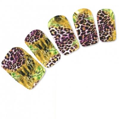 Tattoo Nail Art Tigermuster Afrika Wildnis Nagel Sticker - 2
