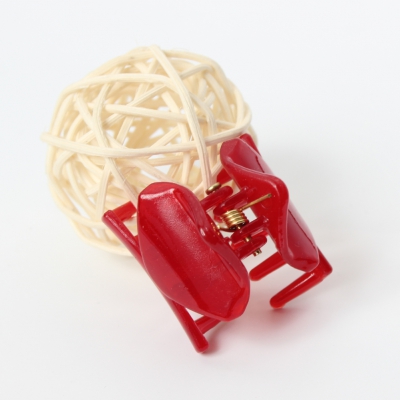 Mini Haarklammer Haarclip Rot - 1