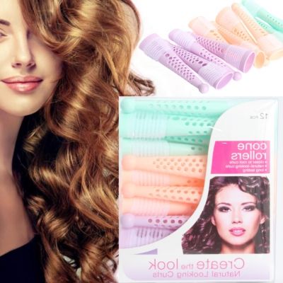 12 Lockenwickler mit Feststecknadeln DIY